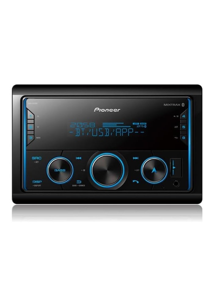 Pioneer MVH-S425BT Double-DIN Digital Media Receiver with Dual Bluetooth and Smart Sync - Image 2
